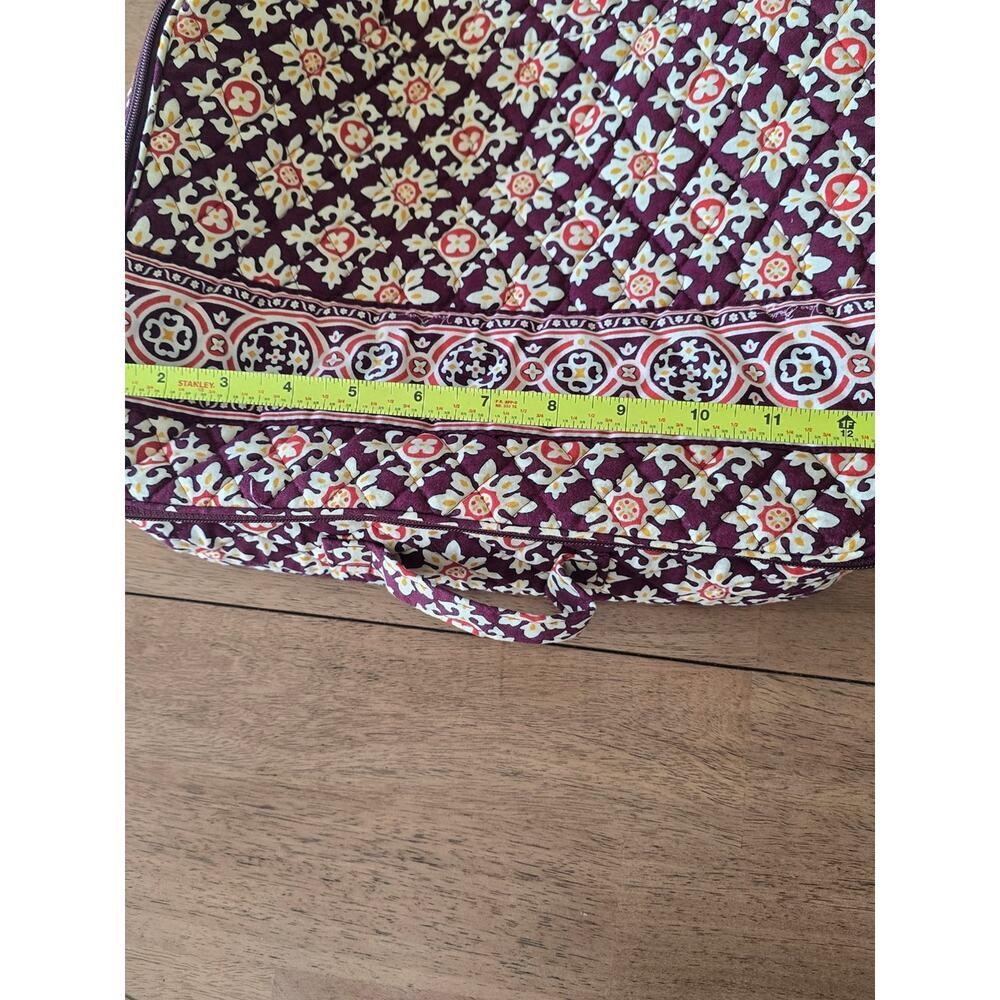 Vera Bradley Plum Floral Quilted Travel Organizer - Picture 4 of 8